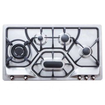 تصویر  اجاق گاز صفحه ای استیل البرز مدل S-5908 
