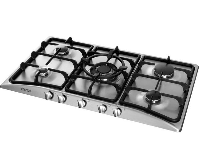 تصویر  اجاق گاز صفحه ای استیل البرز مدل S-5906 