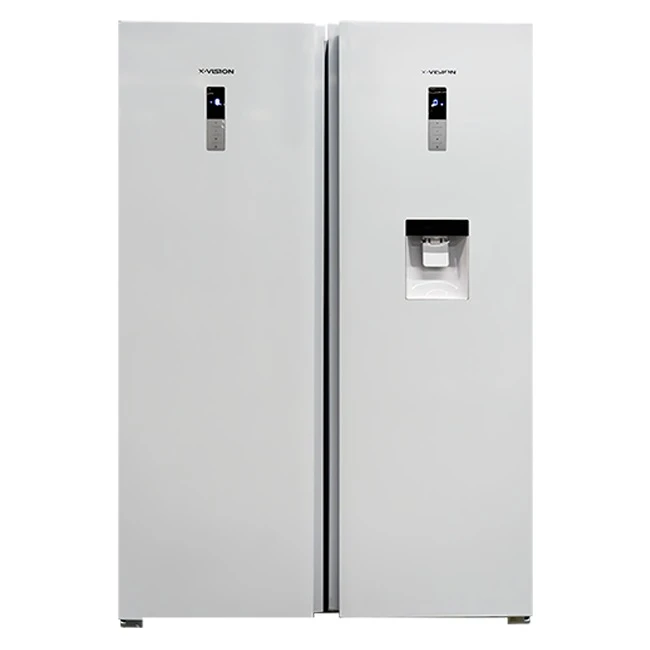 تصویر  یخچال و فریزر دوقلو ایکس ویژن مدل KT630-W