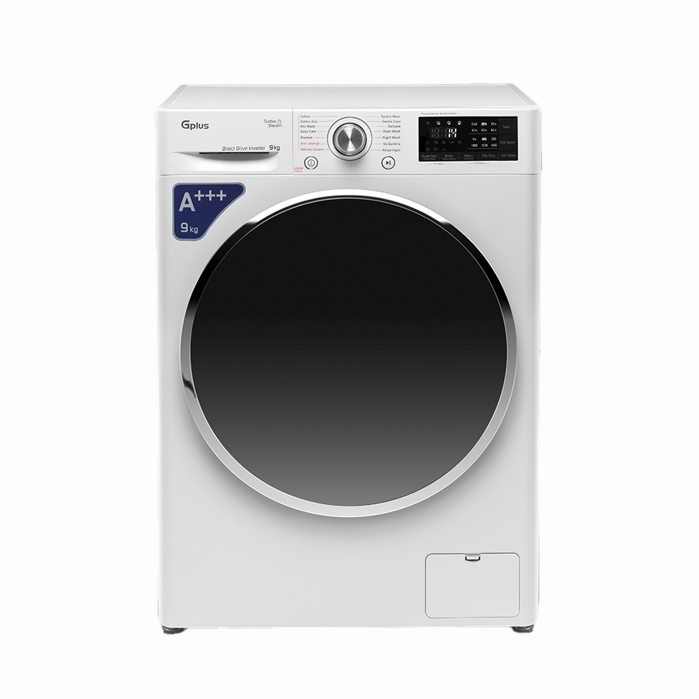 تصویر  ماشین لباسشویی جی پلاس مدل GWM-M990W-IND ظرفیت 9 کیلوگرم